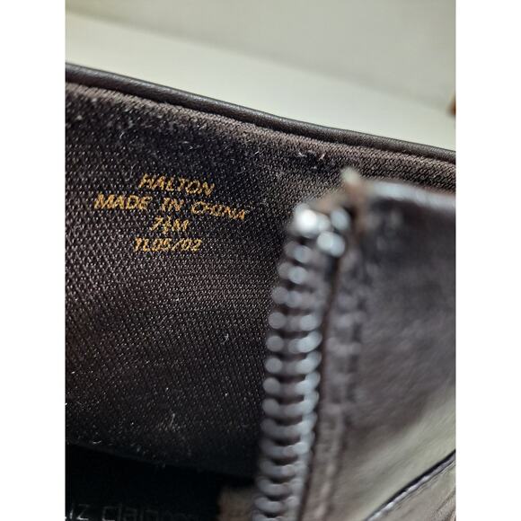 Liz Claiborne Halton Women's 7.5M Ankle Boots Brown Leather Side Zipper - Picture 7 of 8